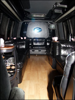 Limousine Bus - Interior
