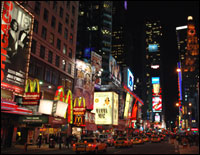 Night On The Town Limousine - Times Square